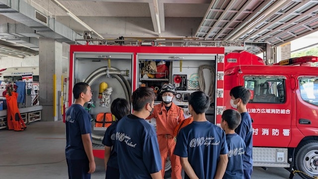 田村消防署で職場体験学習を行いました｜郡山地方広域消防組合